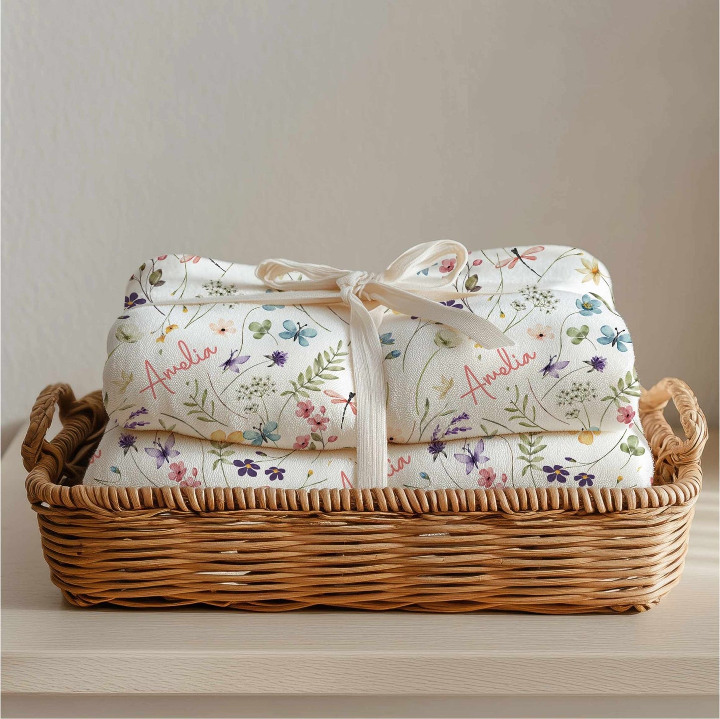 Wildflower Personalised Baby Blanket - 1918